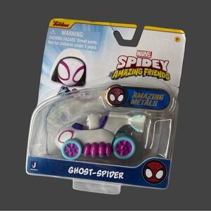 Marvel Ghost-Spider Action Figure with Purple and Blue Accents